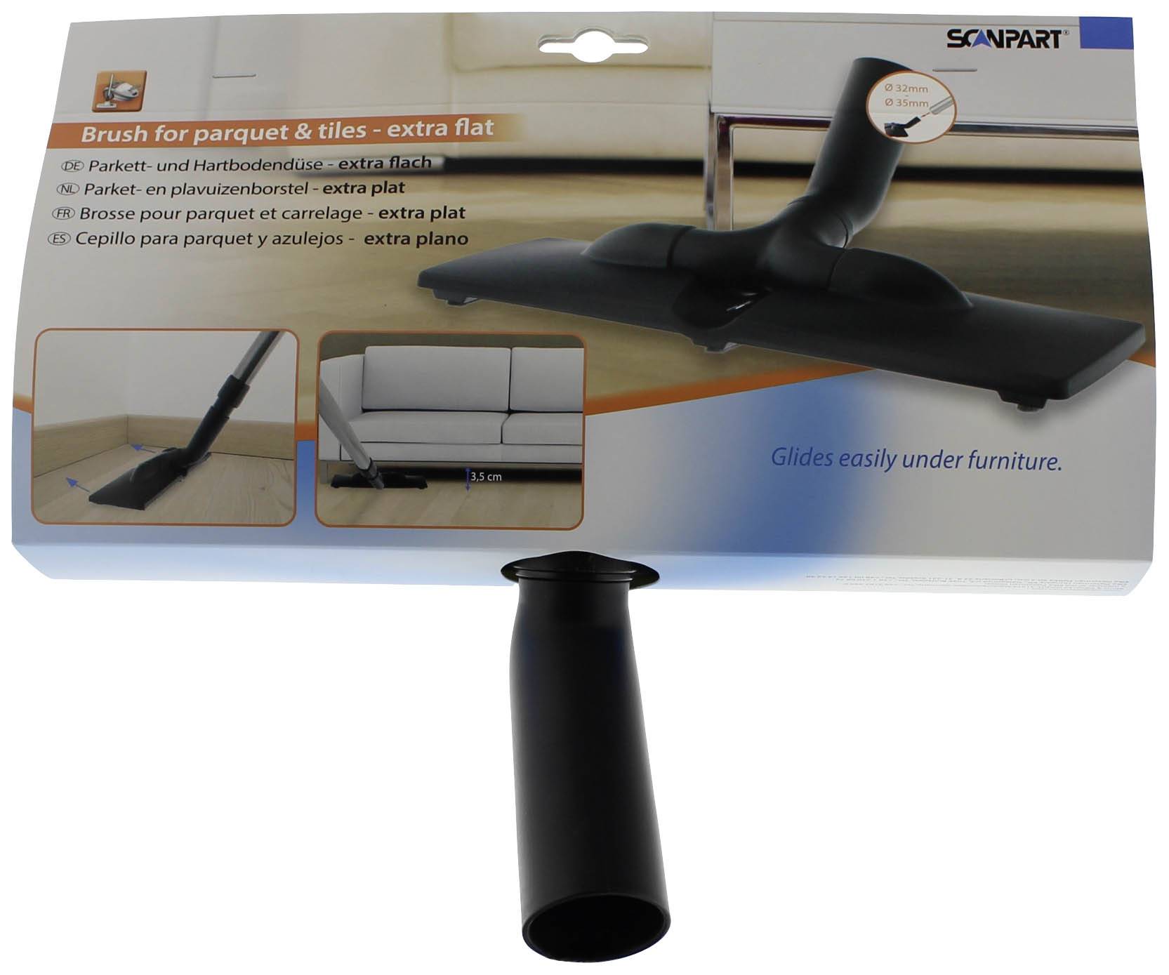 ScanPart Flachdüse kompatibel mit Twinner 1190000115 Staubsauger-Düse