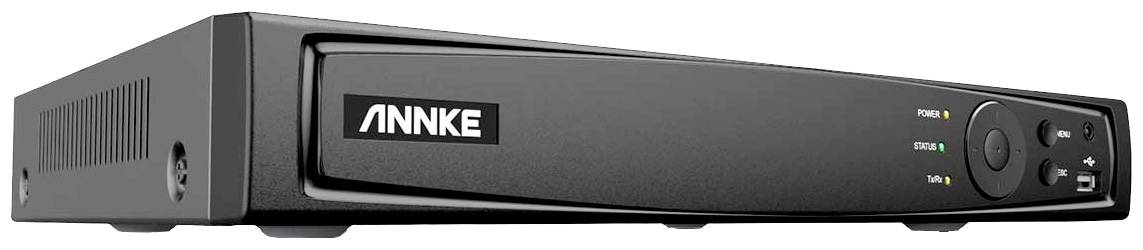 Annke N48PAW+I91BN*4+2T LAN IP-Überwachungskamera-Set 8-Kanal mit 4 Kameras 3840 x 2160 Pixel