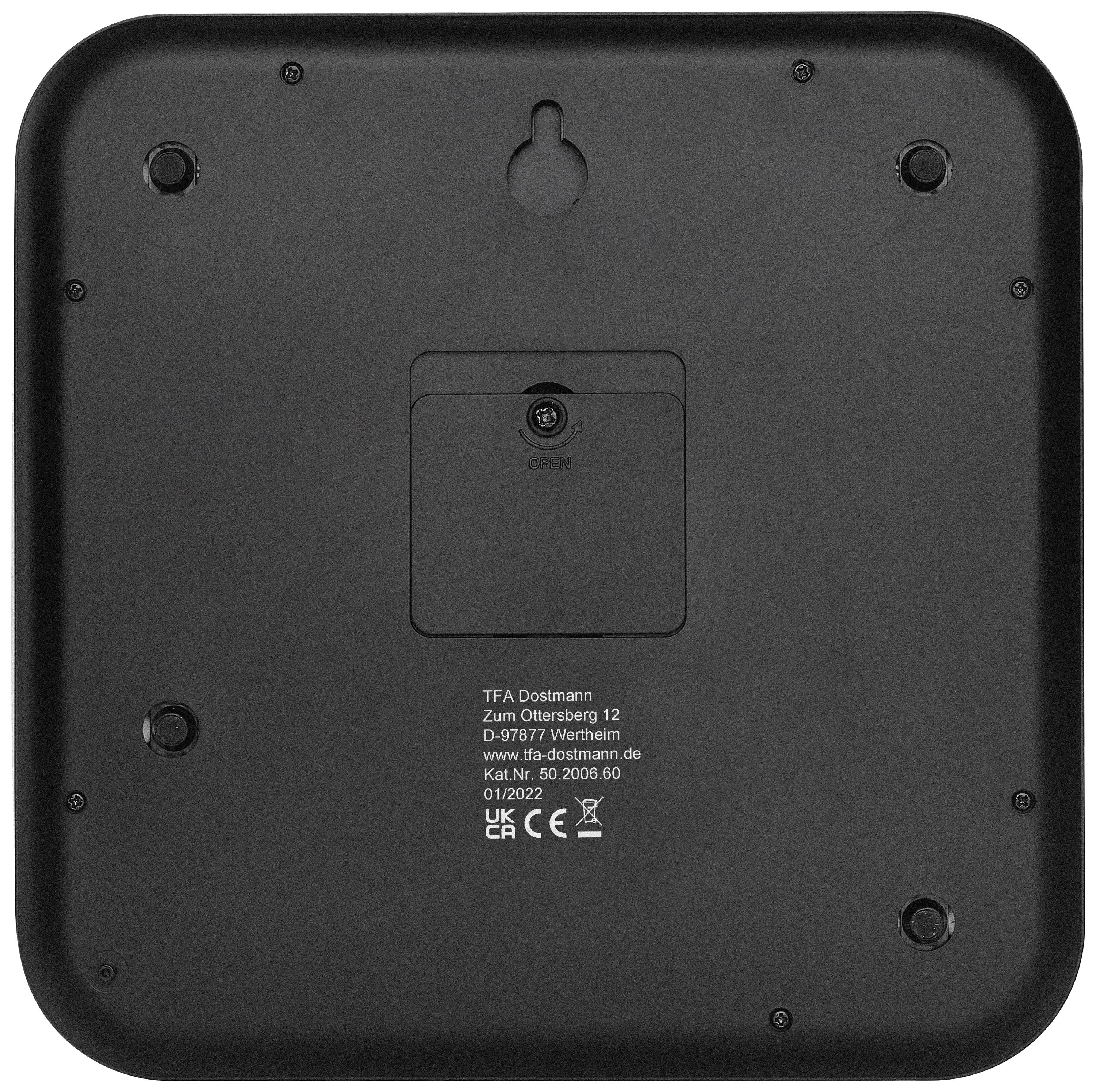 TFA Dostmann CHEESECAKE Küchenwaage digital Wägebereich (max.)=5199g Edelstahl 200 x 200 x 15