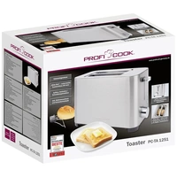 Profi Cook PC-TA 1251 Toaster mit Brötchenaufsatz Edelstahl Profi Cook PC-TA 1251 Toaster mit Brötchenaufsatz Edelstahl