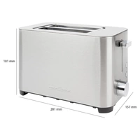 Profi Cook PC-TA 1251 Toaster mit Brötchenaufsatz Edelstahl Profi Cook PC-TA 1251 Toaster mit Brötchenaufsatz Edelstahl