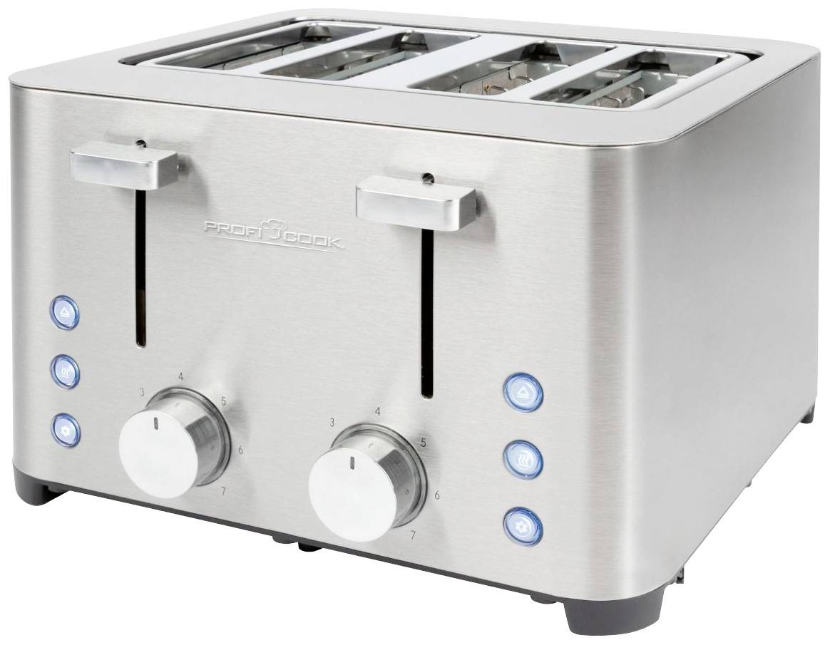 Profi Cook PC-TA 1252 Toaster mit Brötchenaufsatz Edelstahl