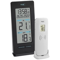 TFA Dostmann Buddy Funk-Thermometer digital Schwarz 30.3072.01 TFA Dostmann Buddy Funk-Thermometer digital Schwarz 30.3072.01
