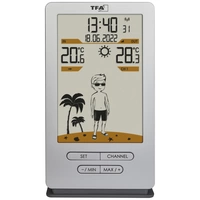 TFA Dostmann Weather Jack 35.1166.54 Funk-Wetterstation Vorhersage für 12 bis 24 Stunden Anzahl Sensoren max. 3St. TFA Dostmann Weather Jack 35.1166.54 Funk-Wetterstation Vorhersage für 12 bis 24 Stunden Anzahl Sensoren max. 3St.