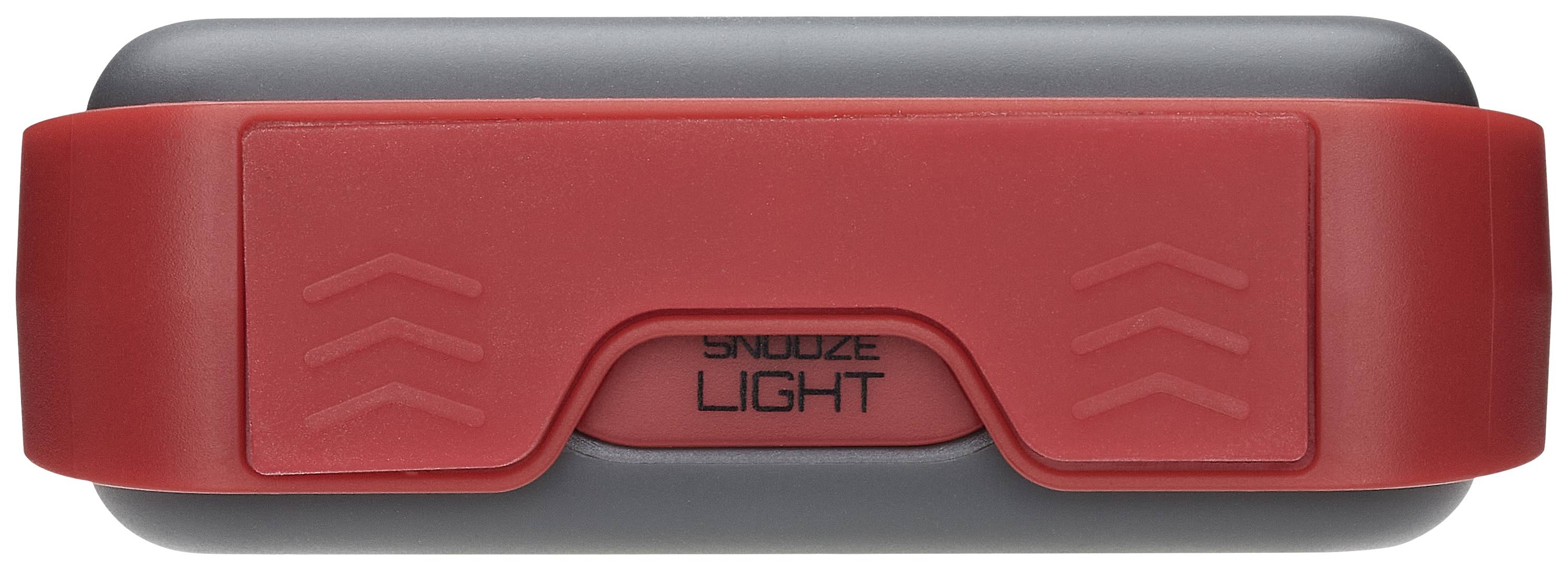 TFA Dostmann 60.2031.10 Quarz Wecker Grau Alarmzeiten 1 Vibrationsalarm, Extra lauter Weckton