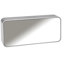 TFA Dostmann 60.2032.54 Quarz Wecker Silber Alarmzeiten 2 Großes Display, Extra lauter Weckton TFA Dostmann 60.2032.54 Quarz Wecker Silber Alarmzeiten 2 Großes Display, Extra lauter Weckton