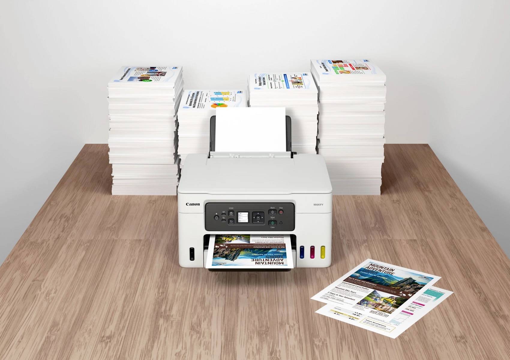 Canon MAXIFY GX3050 Multifunktionsdrucker Tintenstrahl Farbe A4 Drucker, Scanner, Kopierer Duplex, Tintentank-System, WLAN