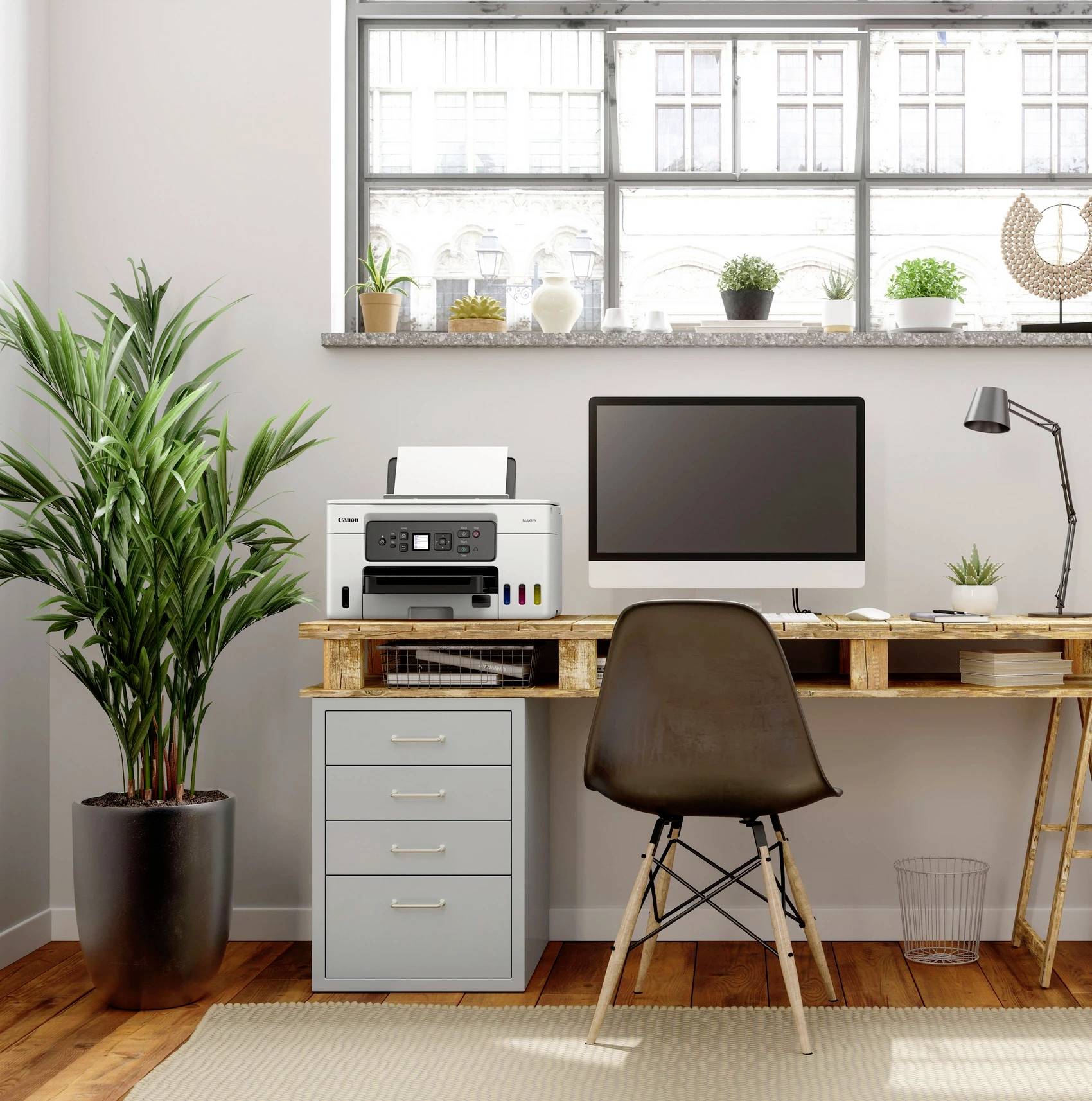 Canon MAXIFY GX3050 Multifunktionsdrucker Tintenstrahl Farbe A4 Drucker, Scanner, Kopierer Duplex, Tintentank-System, WLAN