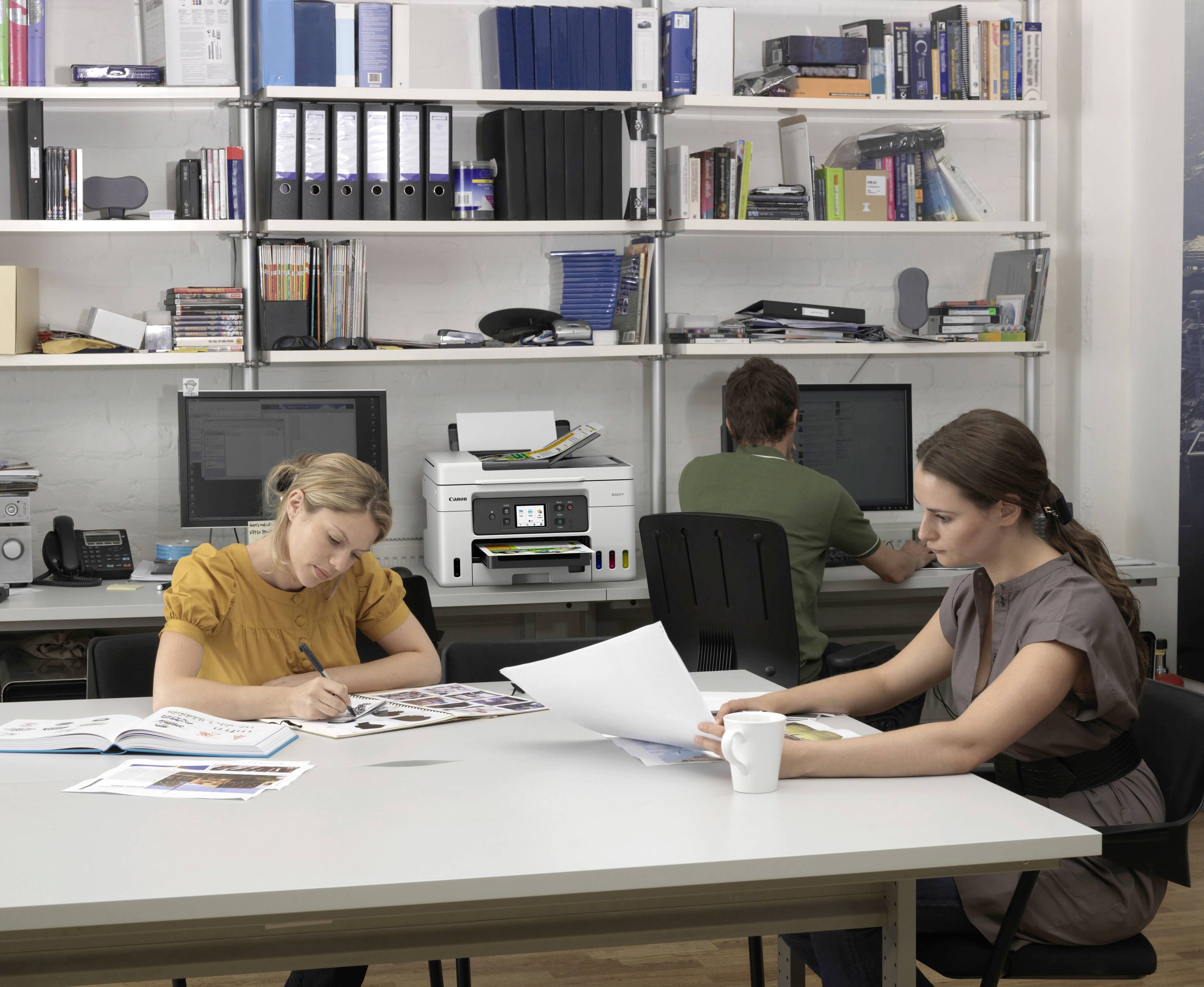 Canon MAXIFY GX4050 Multifunktionsdrucker Tintenstrahl Farbe A4 Drucker, Scanner, Kopierer, Fax ADF, Duplex, LAN