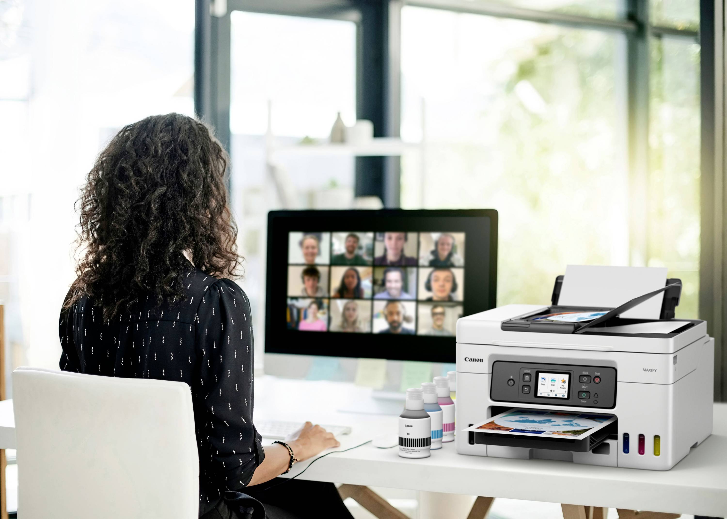 Canon MAXIFY GX4050 Multifunktionsdrucker Tintenstrahl Farbe A4 Drucker, Scanner, Kopierer, Fax ADF, Duplex, LAN