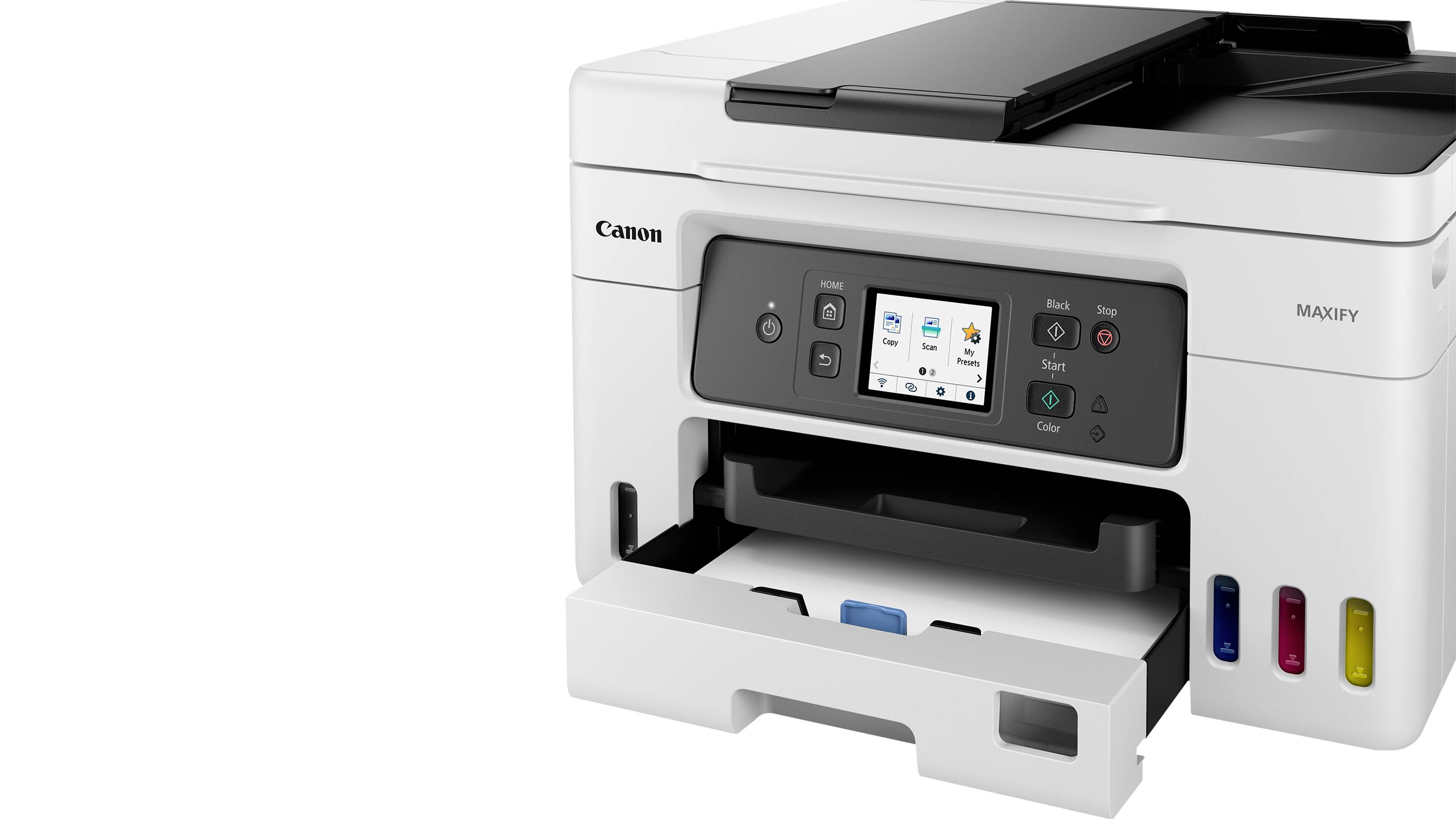 Canon MAXIFY GX4050 Multifunktionsdrucker Tintenstrahl Farbe A4 Drucker, Scanner, Kopierer, Fax ADF, Duplex, LAN