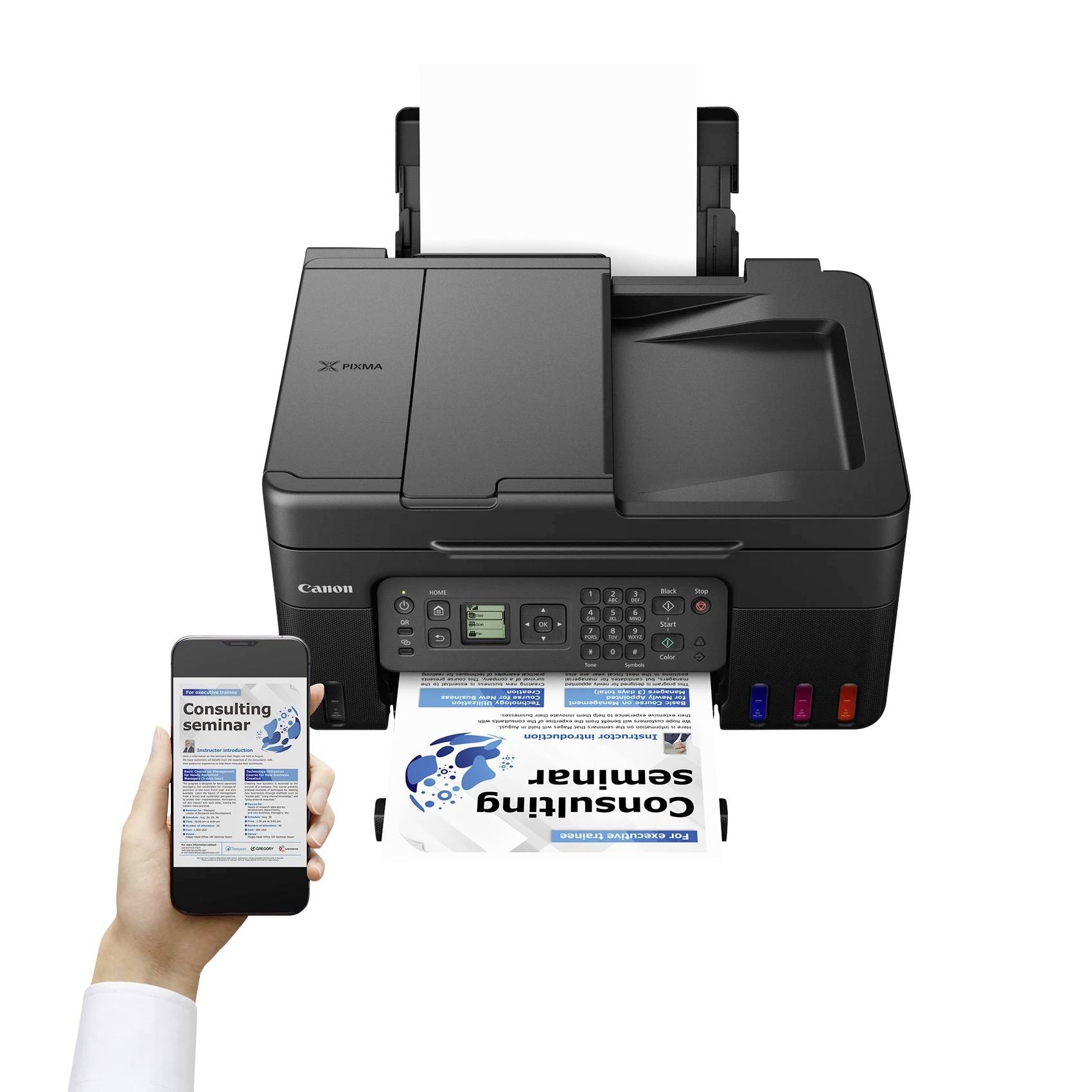 Canon PIXMA G4570 MegaTank - Multifunktionsdrucker - Farbe - Tintenstrahl - nachfüllbar - A4 (210 x 297 mm)