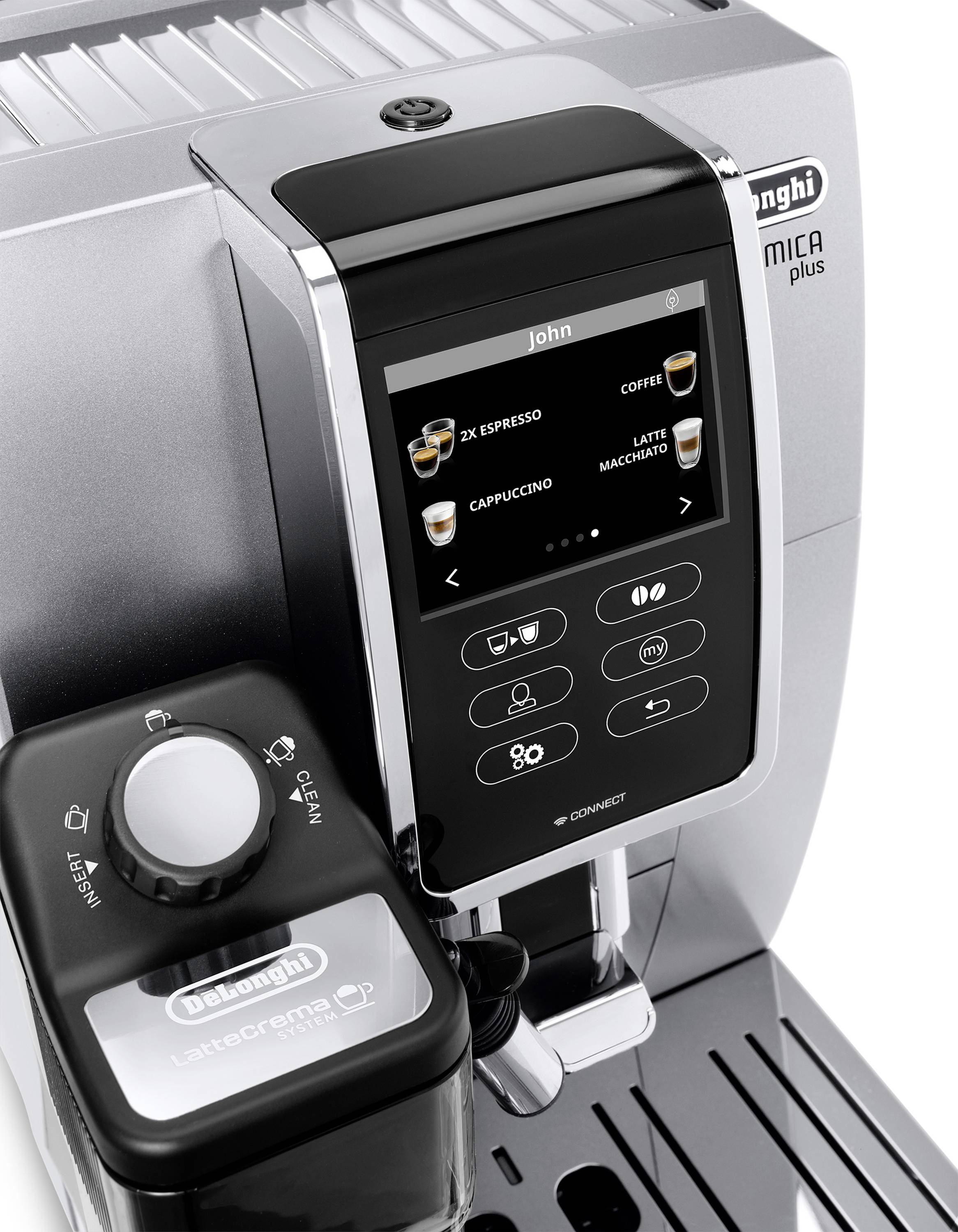 DeLonghi MC INT1 DL ECAM370.95.S EX.4 0132215447 Kaffeevollautomat Silber