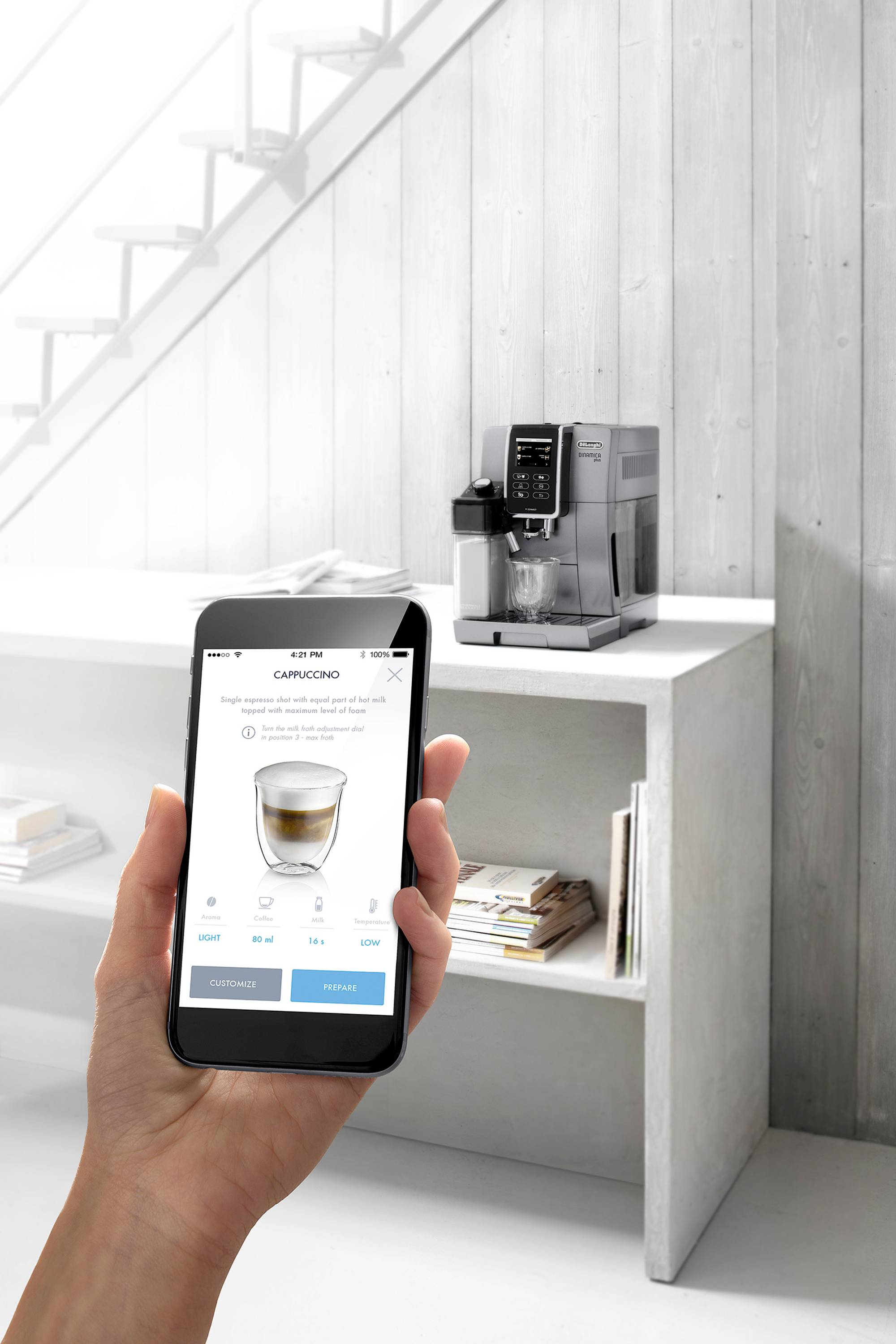 DeLonghi MC INT1 DL ECAM370.95.S EX.4 0132215447 Kaffeevollautomat Silber