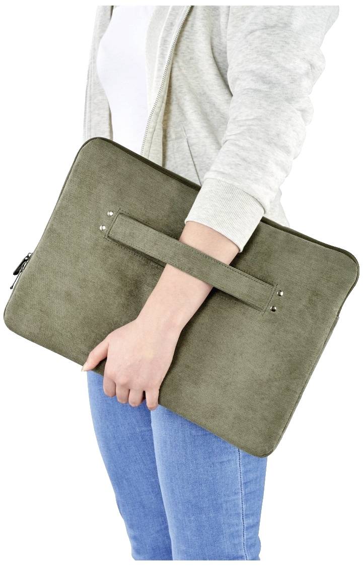 Hama Notebook Hülle Cali Passend für maximal: 35,8 cm (14,1") Oliv