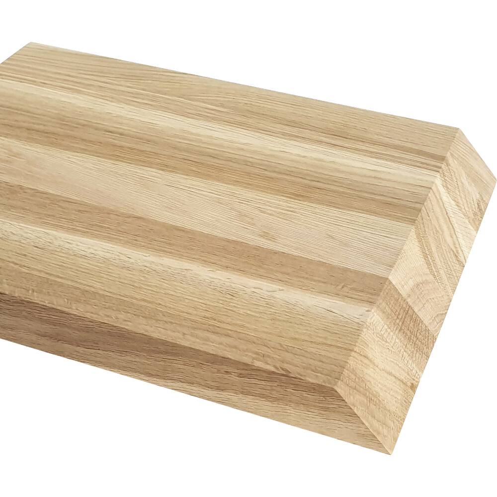 Siena HOME P41795 Schneidbrett 45° Griff Brescia, Eiche FSC® 100%