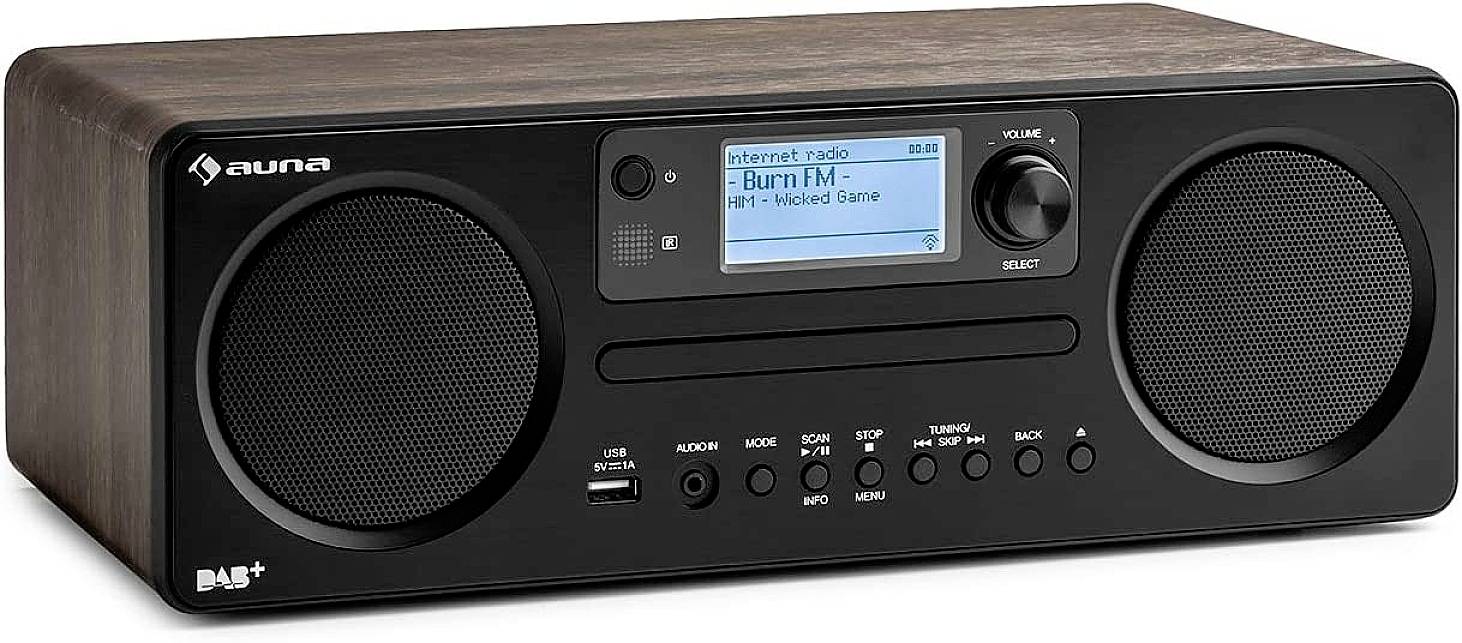 Auna MG2-Worldwide Internet CD-Radio Internet, DAB+, UKW AUX, DAB+ ...