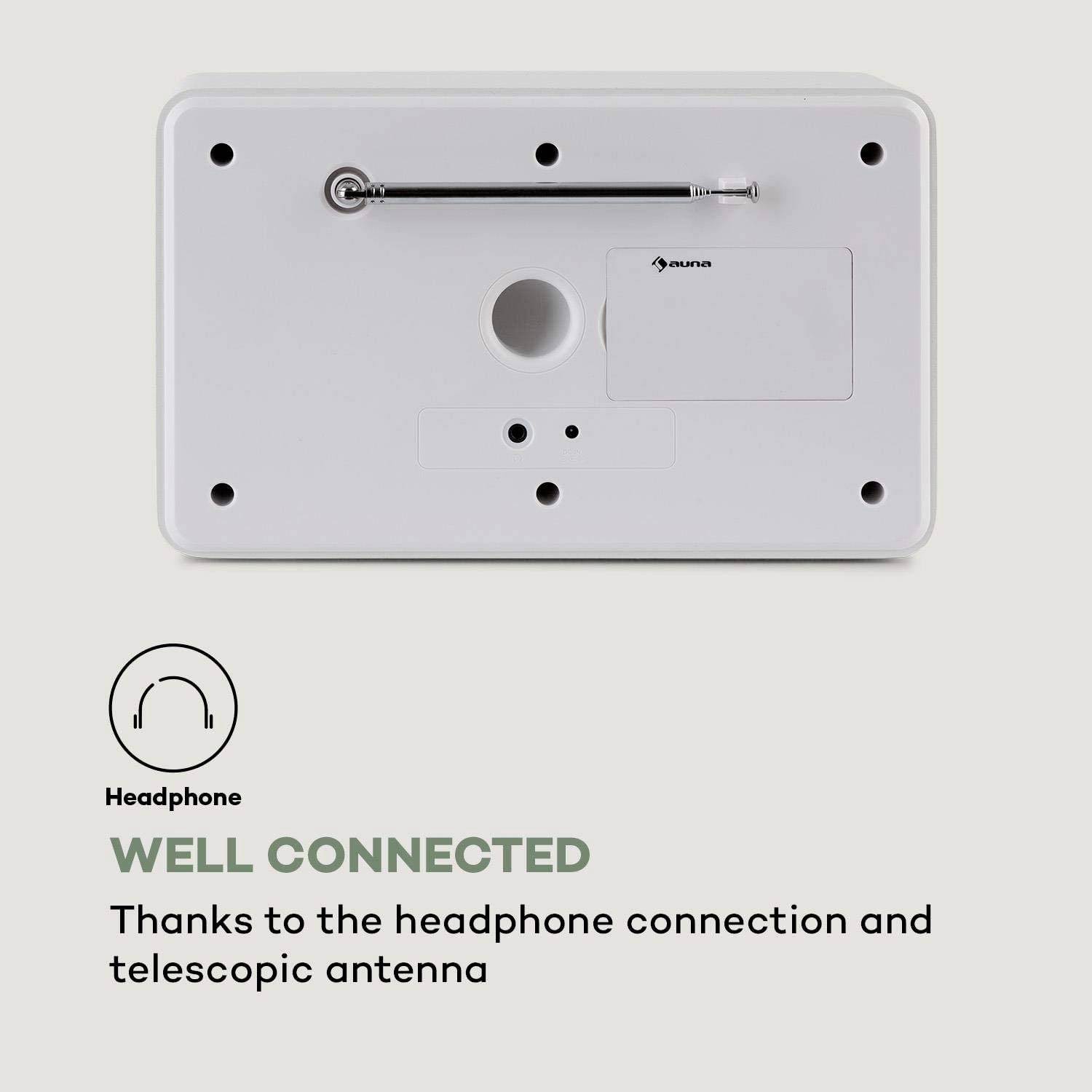 Nestor Küchenradio DAB+, UKW Weiß