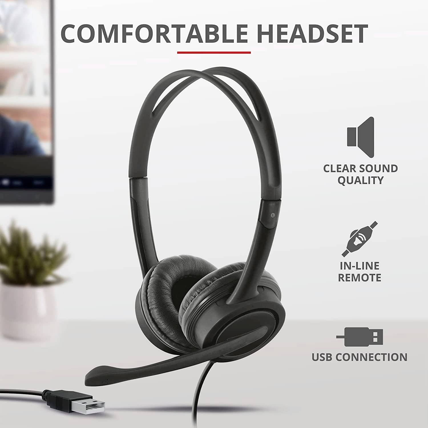 Trust Doba 2-in-1 Office set Webcam