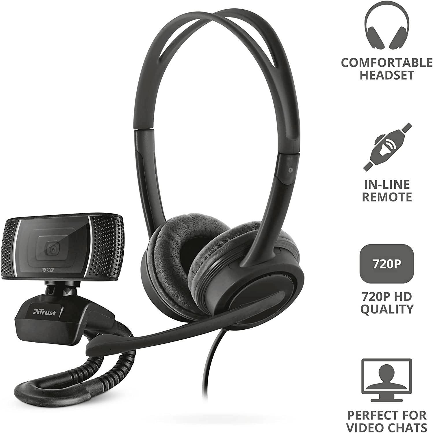 Trust Doba 2-in-1 Office set Webcam