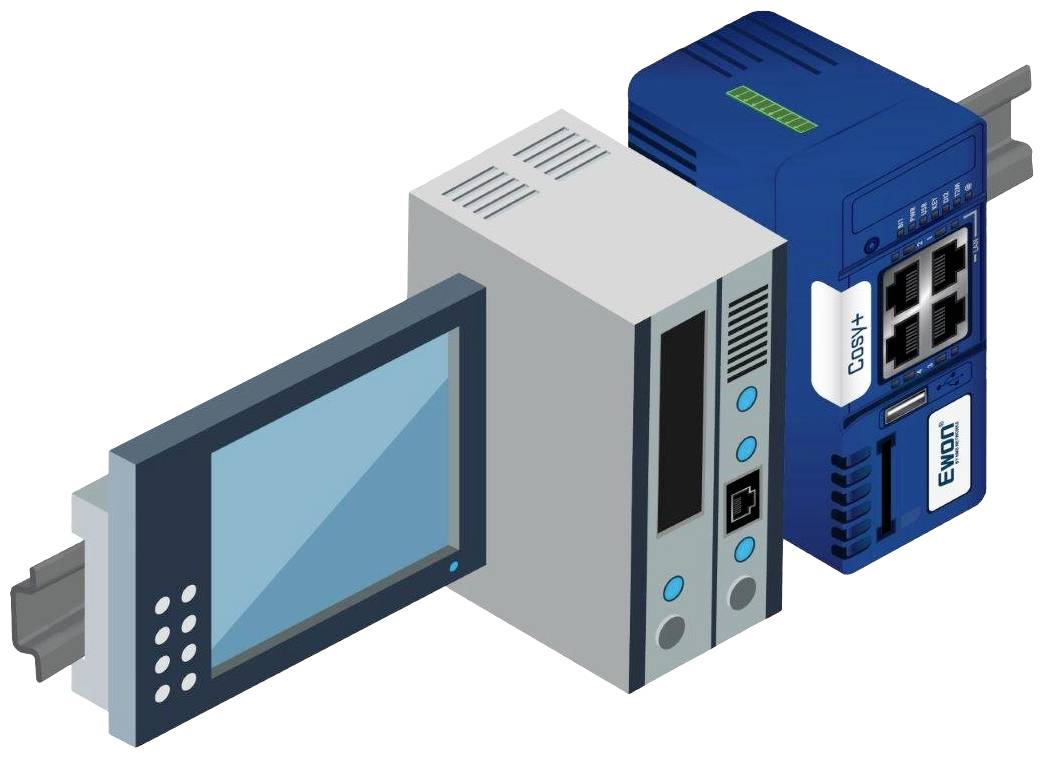 EWON EC7133J_00MA Fernwartungsrouter WLAN, USB, Ethernet Anzahl Eingänge: 2 x Anzahl Ausgänge: 1 x 12 V/DC, 24 V/DC 1St.