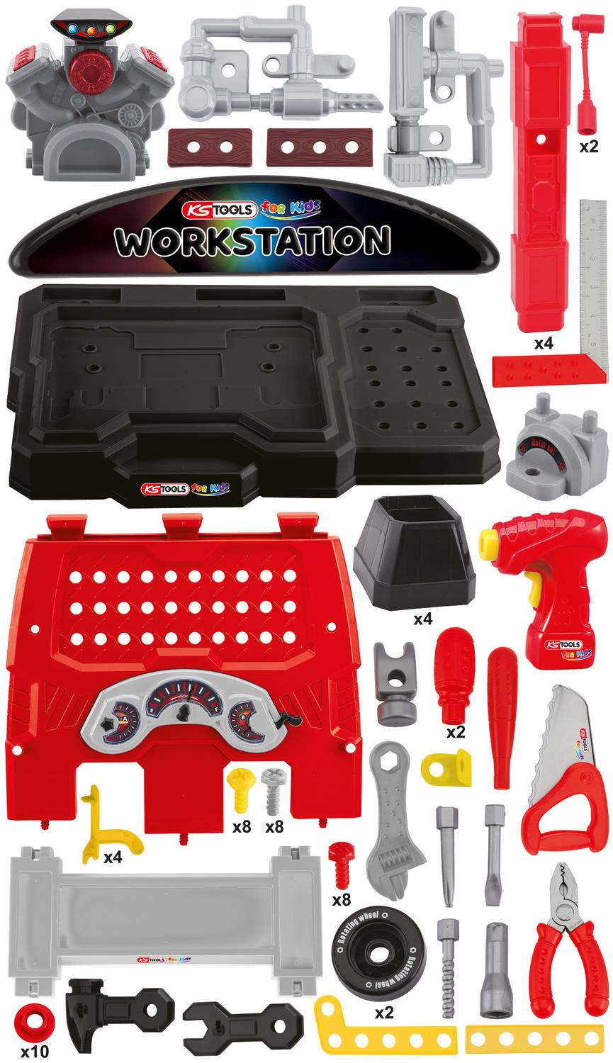KS Tools 100074 Workstation für Kinder