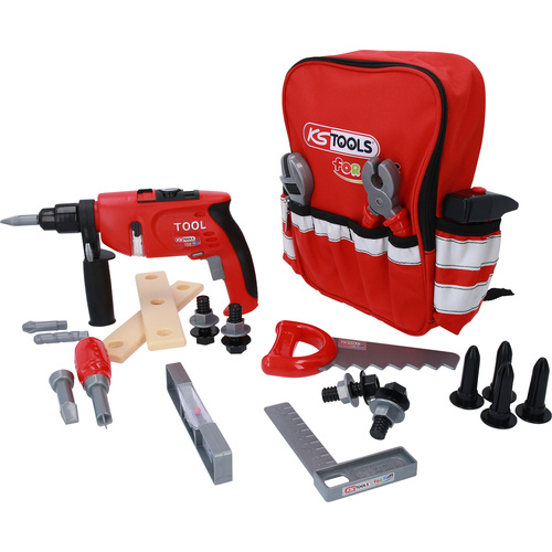 KS Tools 100201 Werkzeug-Rucksack für Kinder mit Sortiment, 25-tlg 100201