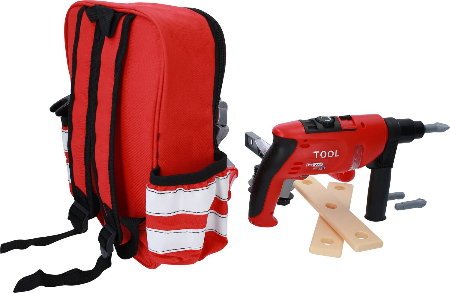 KS Tools Werkzeug-Rucksack für Kinder mit Sortiment, 25-tlg