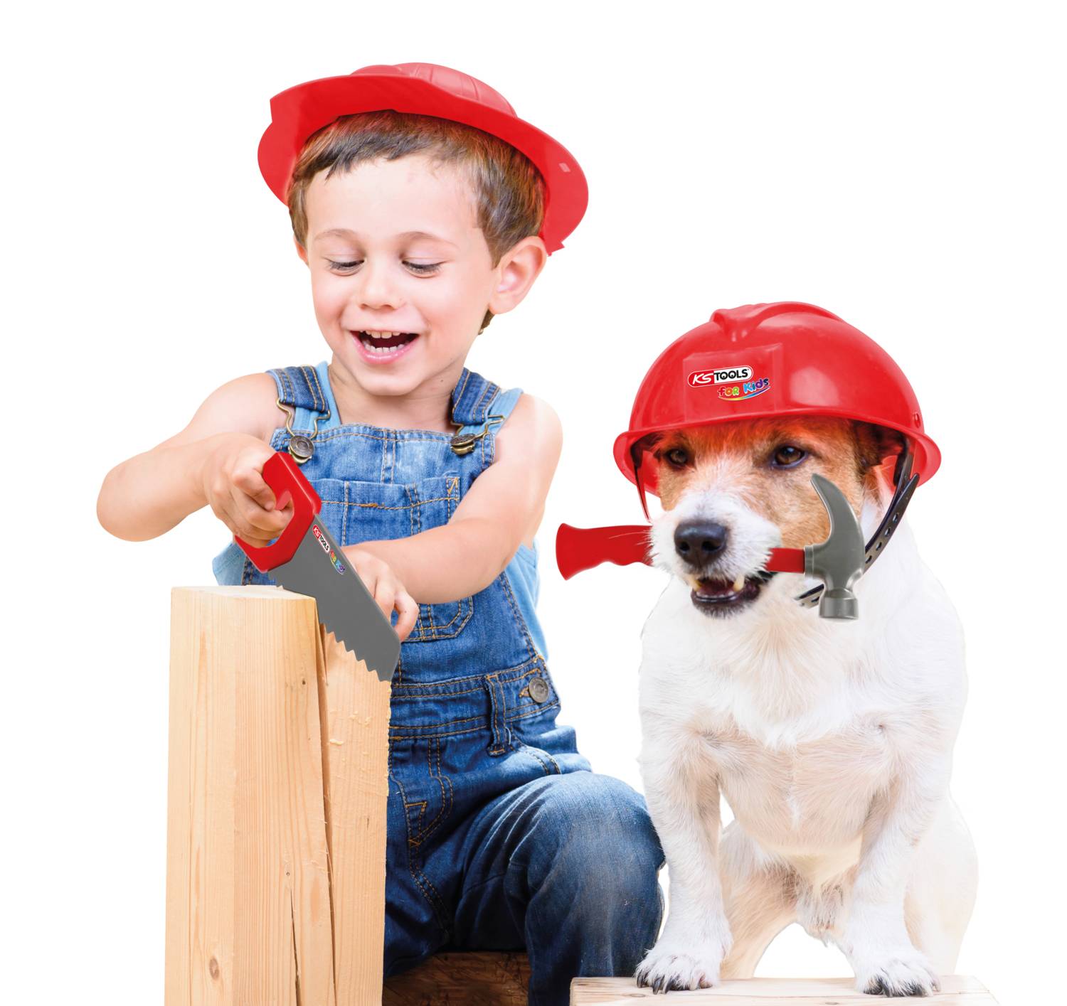 KS Tools 100203 Kinder Werkzeug-Satz mit Werkzeugkoffer, 21-tlg