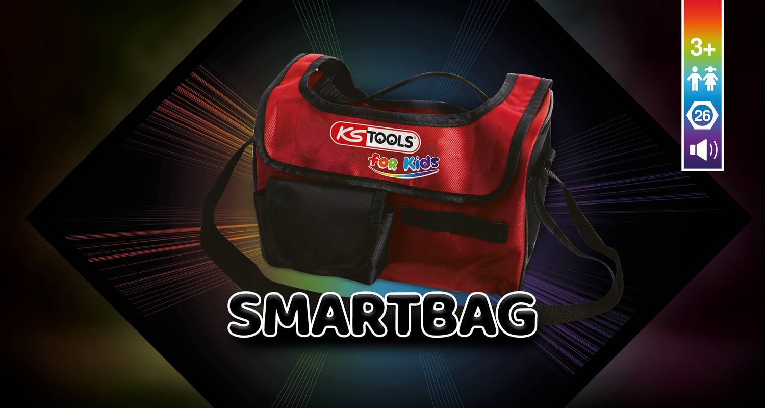 KS Tools 100204 Kinder Werkzeug-Satz mit Smartbag-Tasche, 26-tlg
