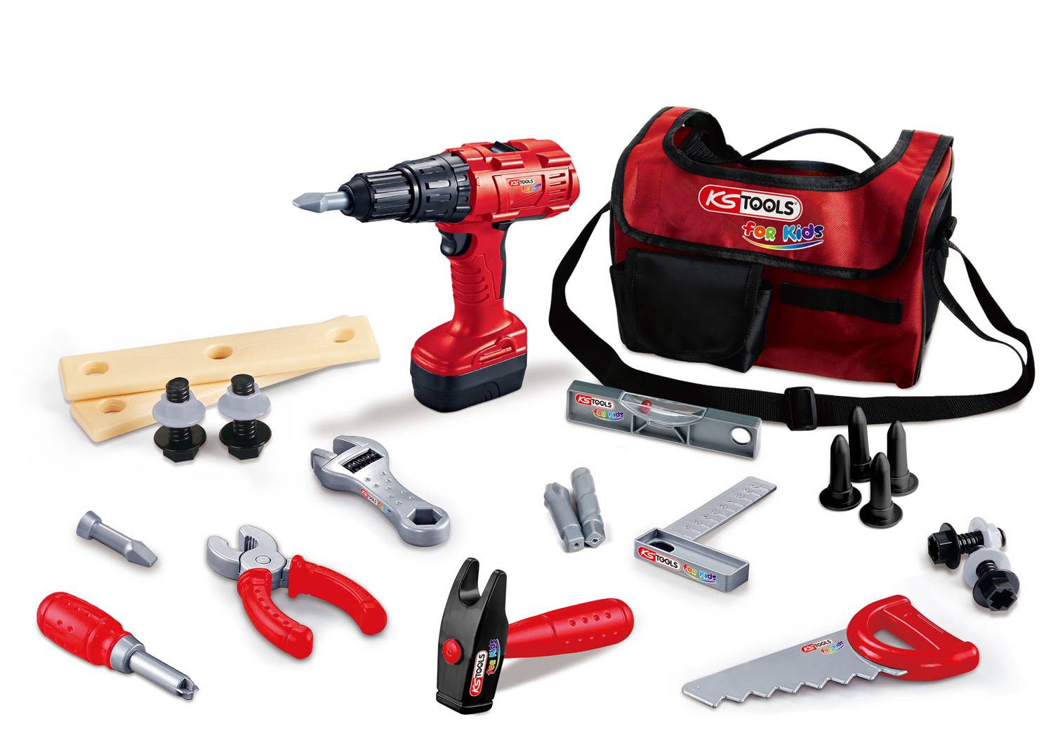 KS Tools Kinder Werkzeug-Satz mit Smartbag-Tasche, 26-tlg
