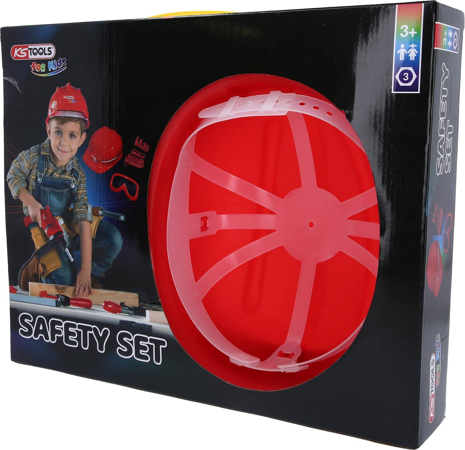 KS Tools Schutzausrüstungs-Set für Kinder, 3-tlg