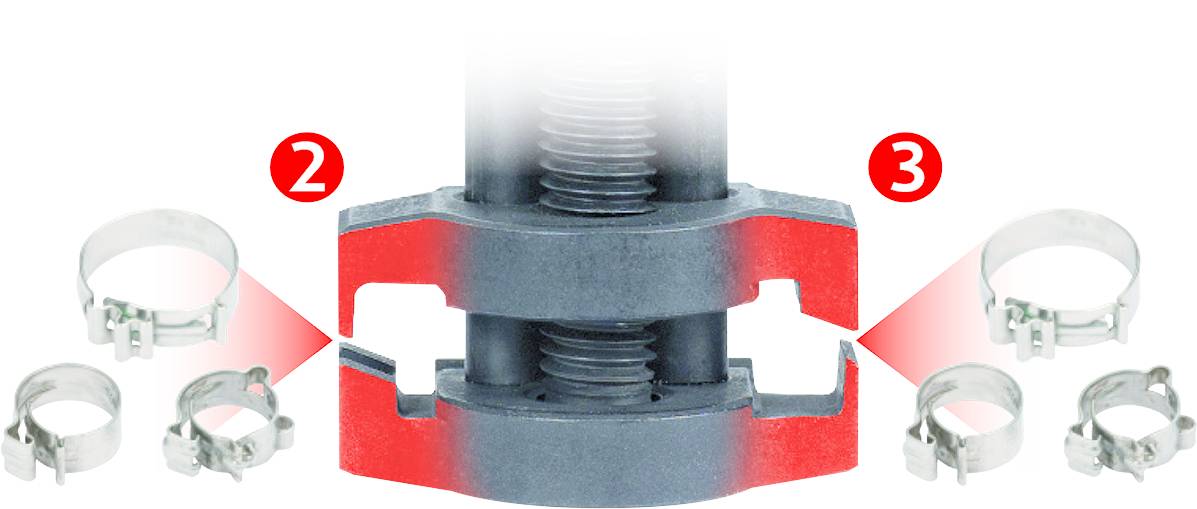 KS Tools 115.0911 Schlauchschellen-Spanner Ø 6 - 65mm