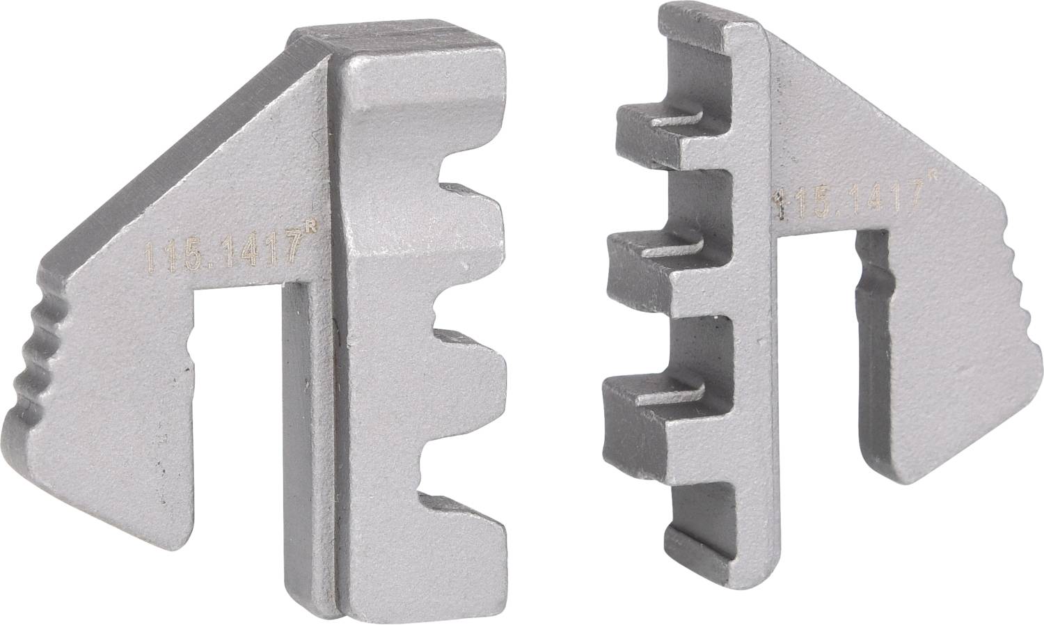 KS Tools Paar Crimp-Einsätze für Flachstecker 4,8 und 6,3 mm, Ø 0,5 - 6,0mm 115.1417