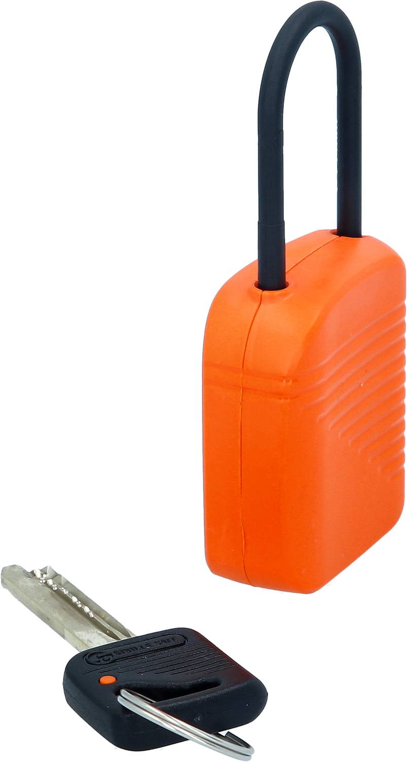 KS Tools Absperr-Vorhängeschloss, orange, Verbundmaterial, 38mm 117.0220