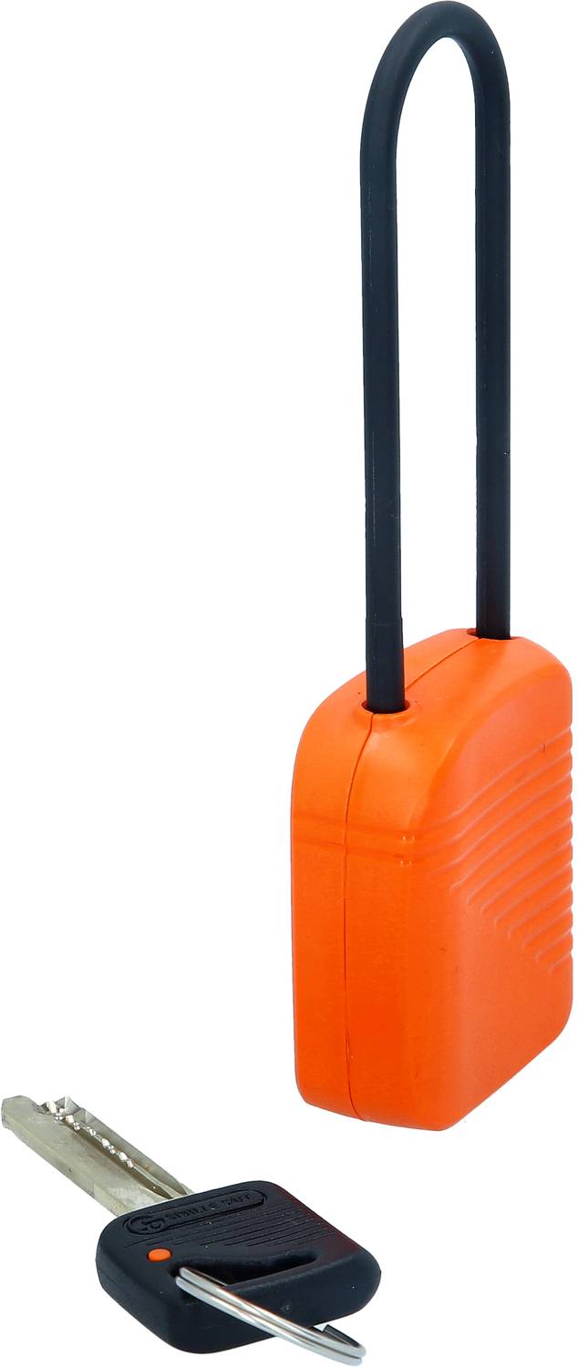KS Tools Absperr-Vorhängeschloss, orange, Verbundmaterial, 76mm 117.0221