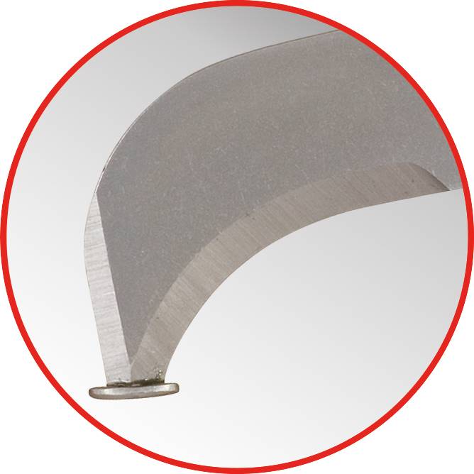 KS Tools Kabelmesser mit Schutzisolierung und Hakenklinge, 200mm 117.1331