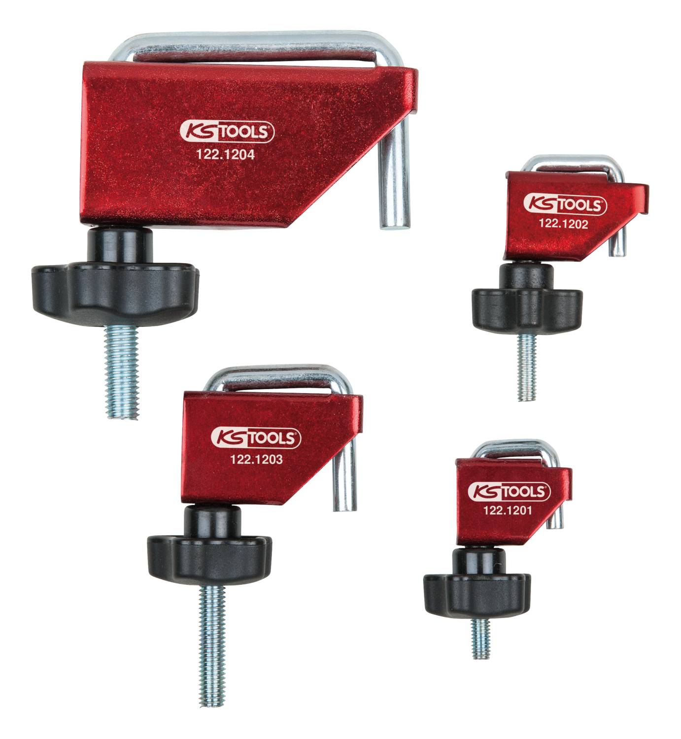 KS Tools 122.1200 Schlauch-Klemmen-Satz, 4-tlg