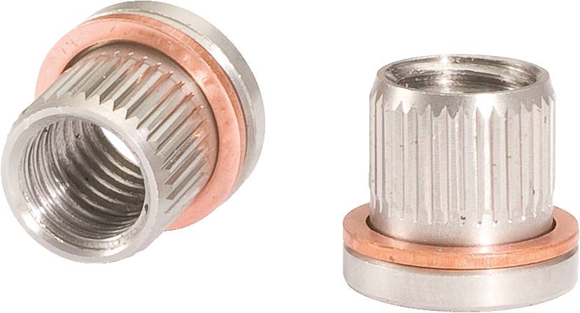 KS Tools 122.1303 Ersatzbuchse mit Kupferring, 10er Pack, IG M9x1,25