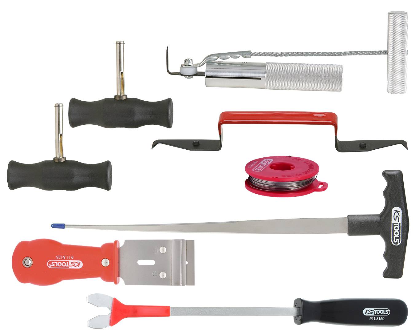 KS Tools Windschutzscheiben-Demontage-Satz, 8-tlg 140.1040