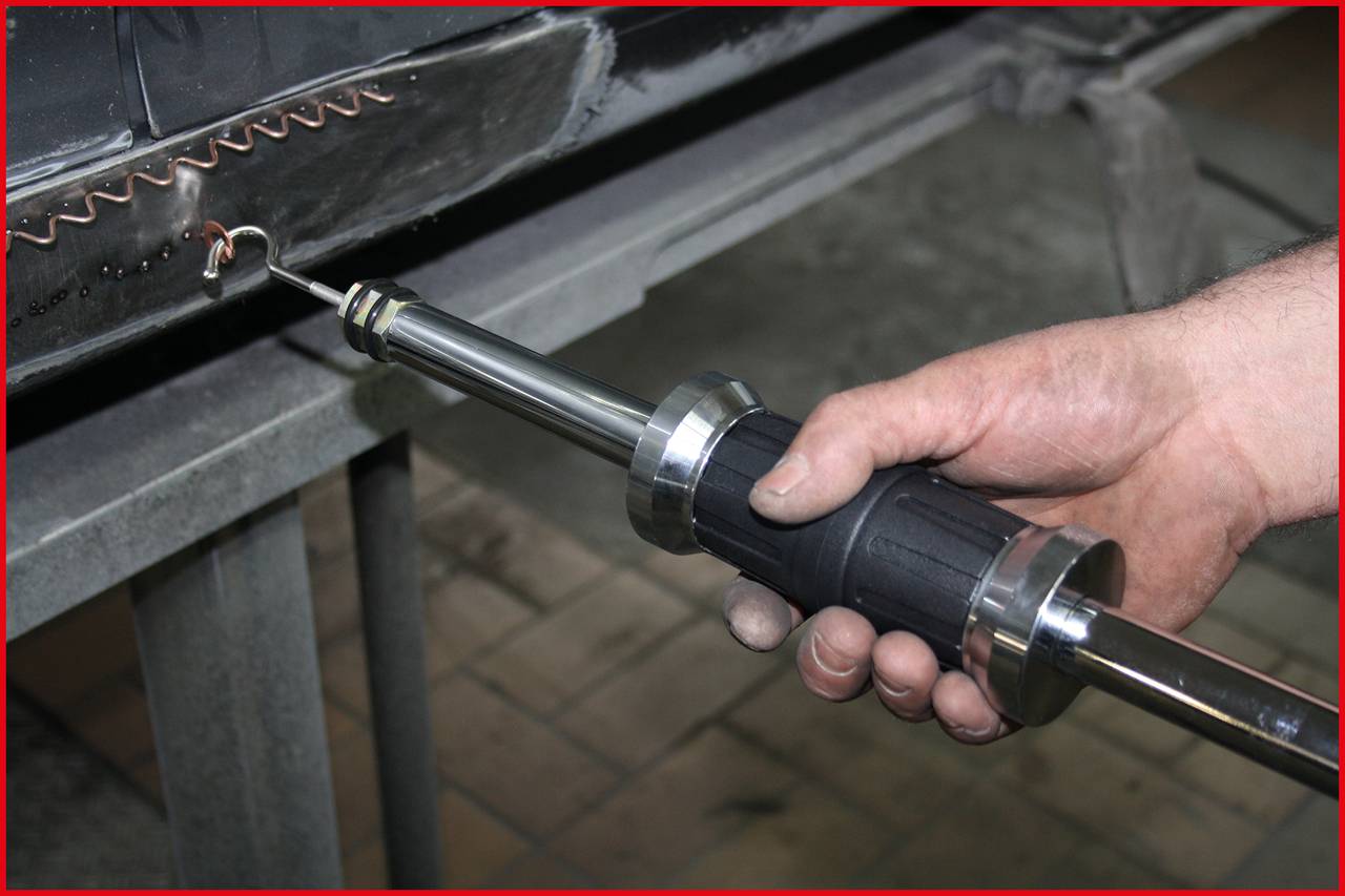 KS Tools 140.2080 Druckluft-Ausbeulhammer-Satz, 5-tlg