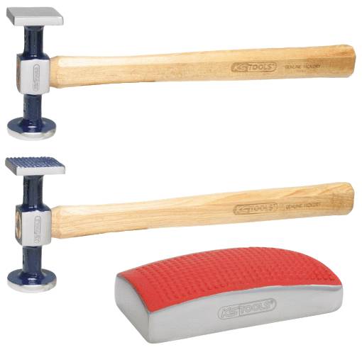KS Tools 140.2125 Karosserie-Ausbeul-Satz, 3-tlg