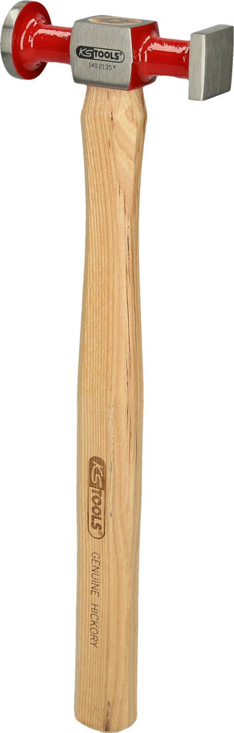 KS Tools 140.2135 Karosserie-Standard-Hammer, rund/eckig/gewölbt, 325mm