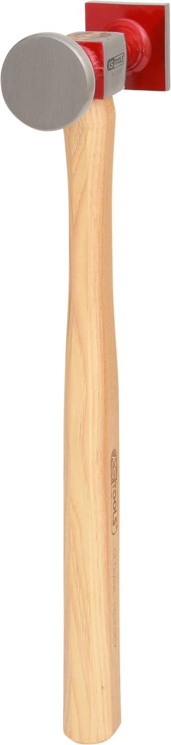 KS Tools 140.2139 Karosserie-Riffelhammer fein, rund/eckig, 325mm