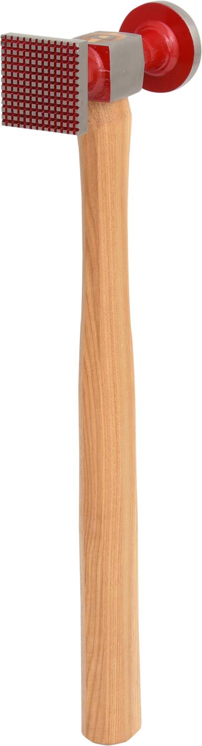 KS Tools 140.2139 Karosserie-Riffelhammer fein, rund/eckig, 325mm