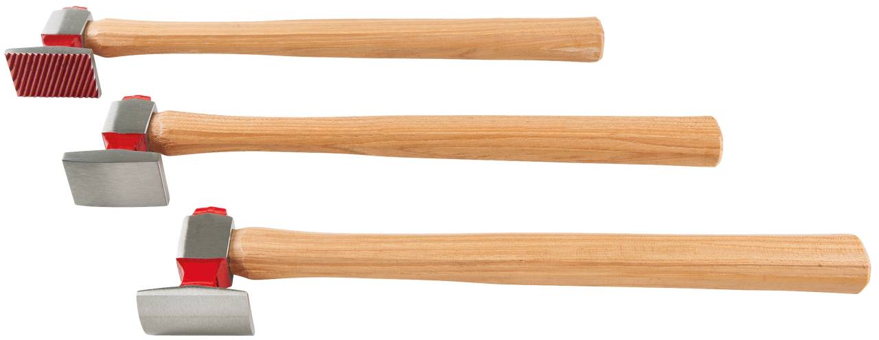 KS Tools 140.2200 Karosserie-Ausbeulhammer-Satz, 3-tlg