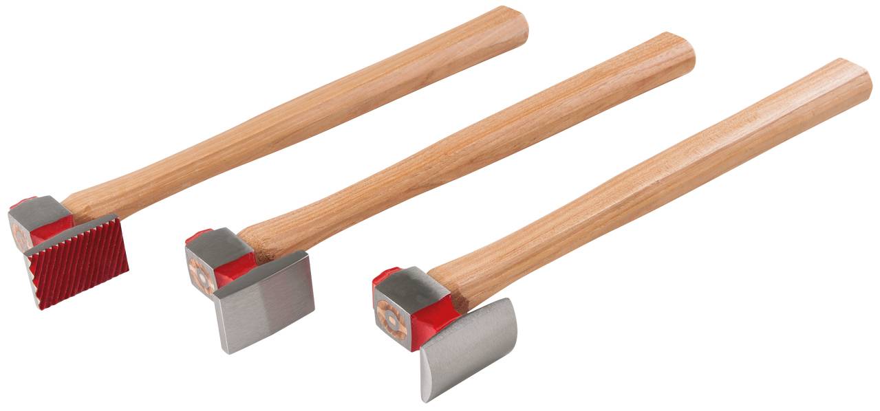 KS Tools 140.2200 Karosserie-Ausbeulhammer-Satz, 3-tlg