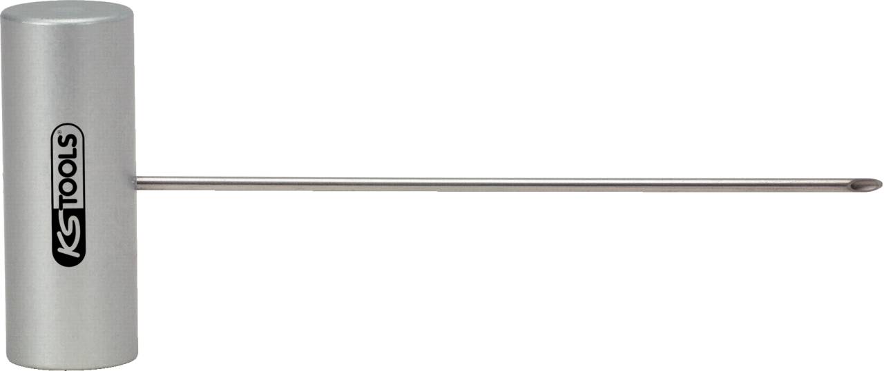 Metallstab mit rundem Griff, auf dem 'KS Tools' steht, möglicherweise ein Werkzeug zur Reparatur oder Montage.