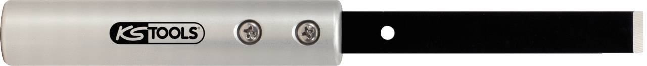 Metallisches Werkzeug mit schwarzem Griff und Aufschrift 'KS TOOLS'.