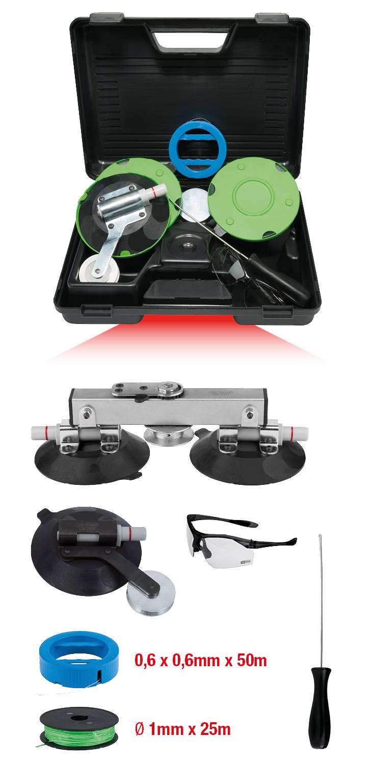 KS Tools Universal Ein-Mann-Betrieb-Scheiben-Austrenngerät, 5-tlg 140.2360